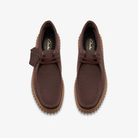 Clarks Torhill Moss Daim marron foncé