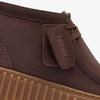 Clarks Torhill Moss Daim marron foncé