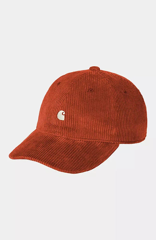 Casquette Carhartt Wip HARLEM CAP CORDUROY Vermillon Wax