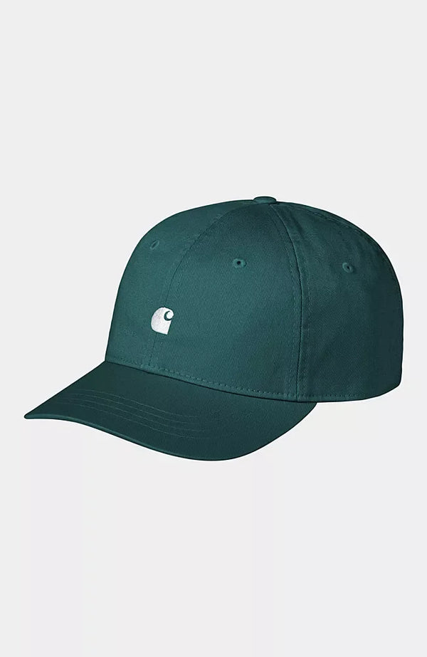 Casquette Carhartt Wip MADISON LOGO CAP Malachite White — Carhartt wip