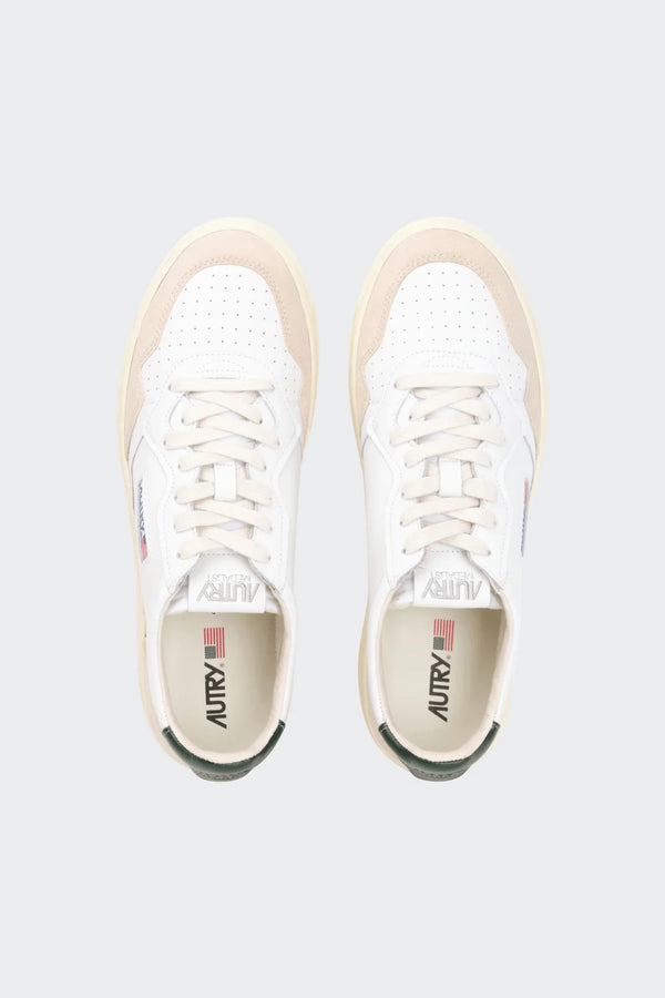 MEDALIST LOW Leather Suede WHITE MOUNTAIN - Uptown 42