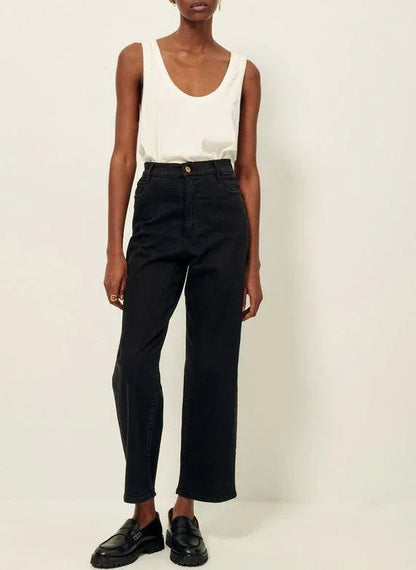 BAY CRUISE HIGH WAISTED JEAN Black - Uptown 42