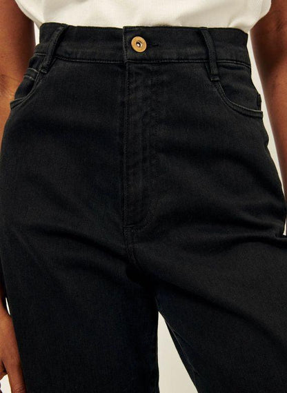 BAY CRUISE HIGH WAISTED JEAN Black - Uptown 42