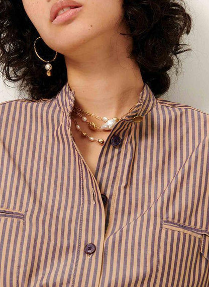 ORrEGIA BLOUSE COURTE INKY - Uptown 42