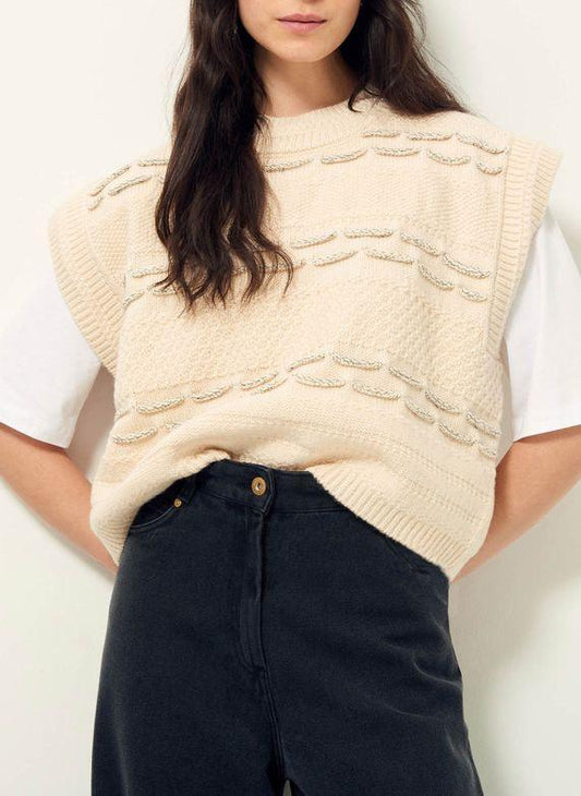 OLT PULL SANS MANCHES Fleur De Sel - Uptown 42