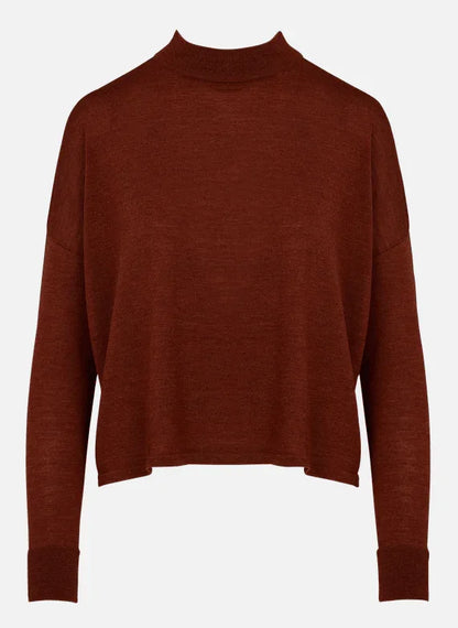 MASSA PULL COL CHEMINEE Rust - Uptown 42