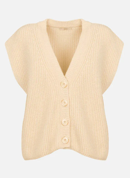 ARAGON CARDIGAN SANS MANCHES Fleur De Sel - Uptown 42
