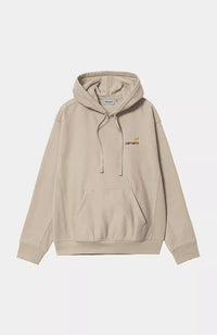 Pull Carhartt Wip HOODED AMERICAN SCRIPT SWEAT Fleur De Sel