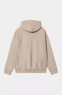 Pull Carhartt Wip HOODED AMERICAN SCRIPT SWEAT Fleur De Sel