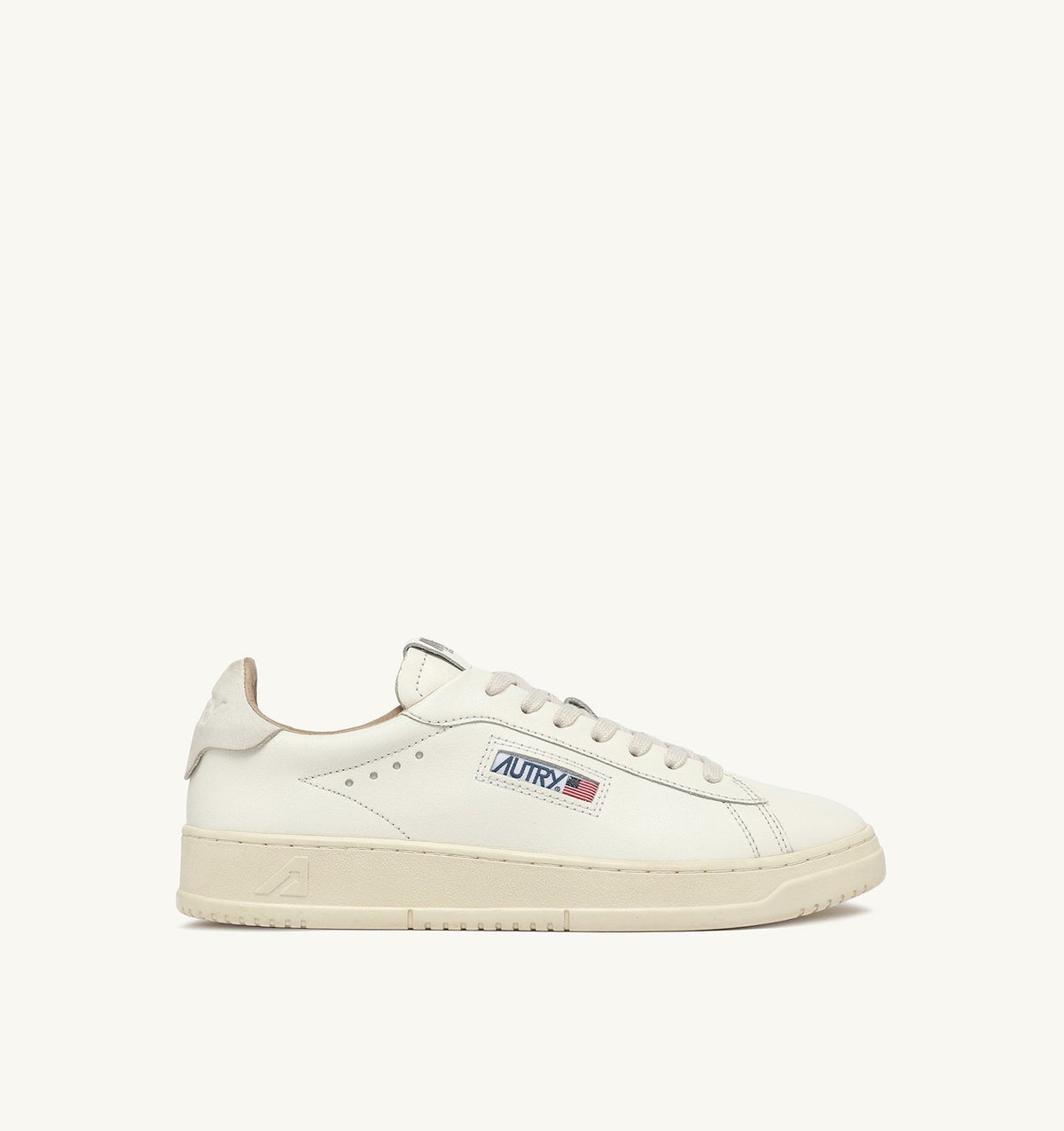 AUTRY BASKETS DALLAS LOW EN CUIR BLANC