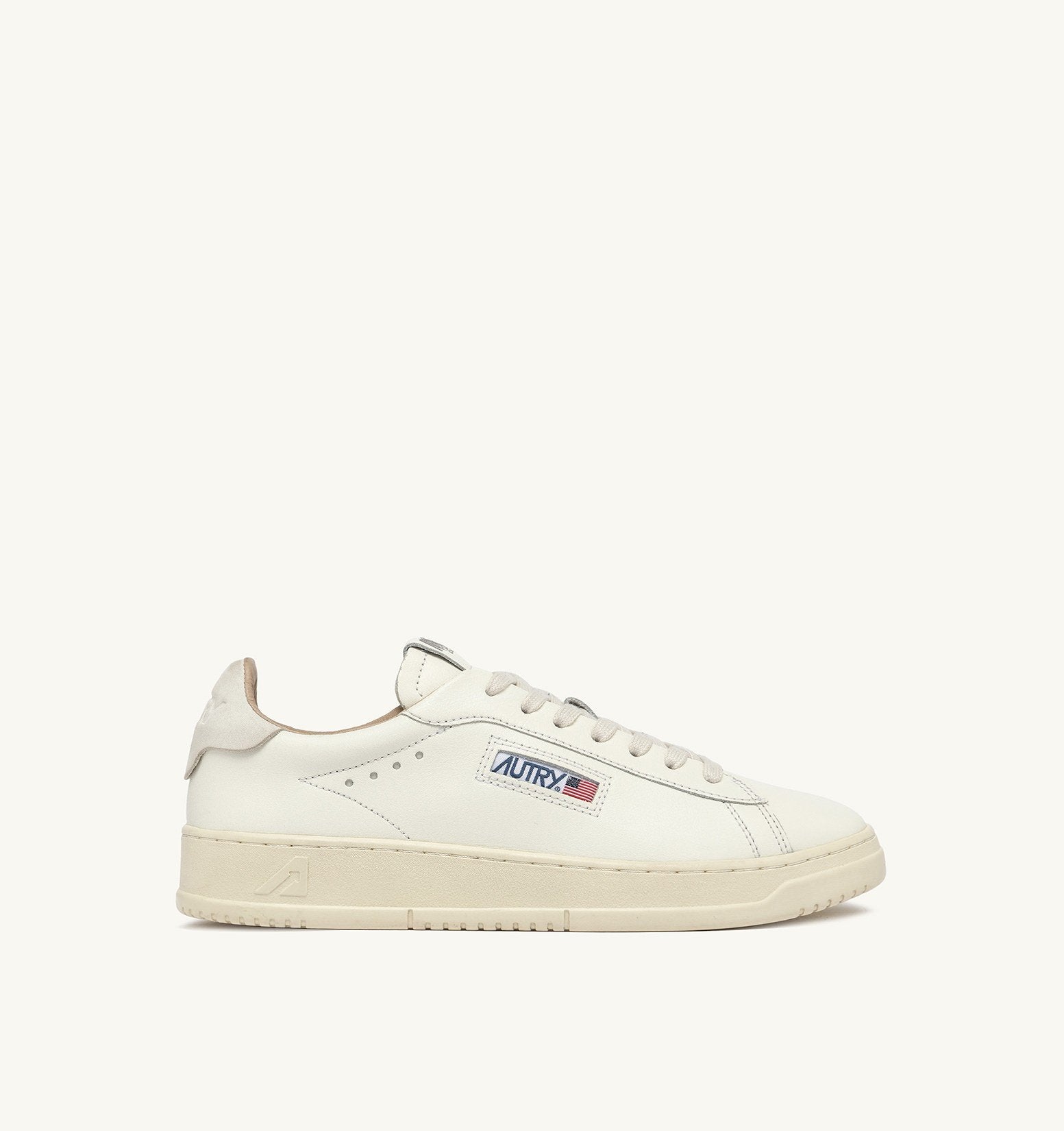 AUTRY BASKETS DALLAS LOW EN CUIR BLANC