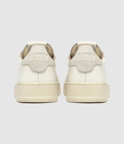AUTRY BASKETS DALLAS LOW EN CUIR BLANC BACK