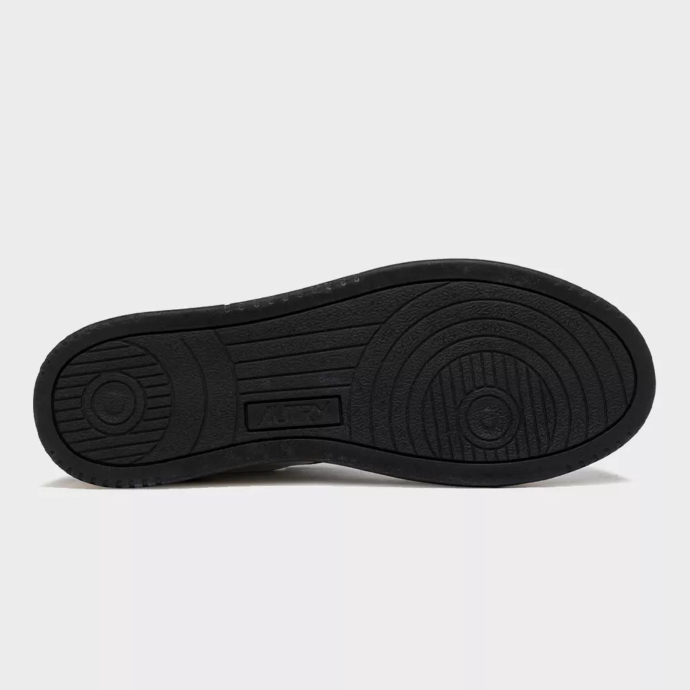 AUTRY BASKETS GAME SET MATCH MEDALIST LOW EN CUIR BLANC ET NOIR SOLE