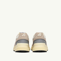 AUTRY BASKETS HYPERWAY EN MESH ET DAIM SAND ET ARGENT