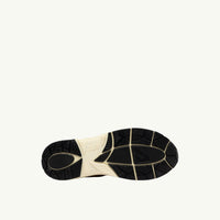AUTRY BASKETS HYPERWAY EN MESH ET EN DAIM CIGAR ET ARGENT