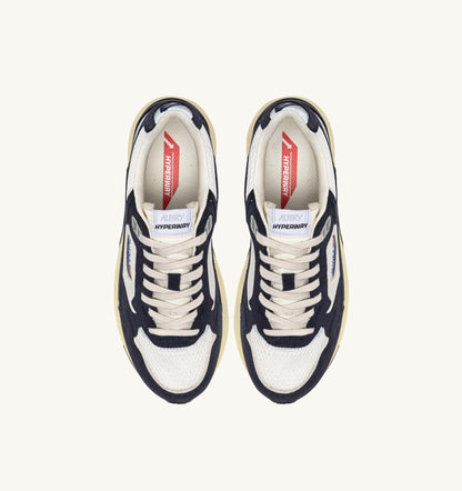 AUTRY BASKETS HYPERWAY EN MESH ET EN DAIM SPACE ET ARGENT