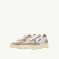 AUTRY BASKETS MEDALIST EASEKNIT LOW EN MESH IVORY ET PELICAN