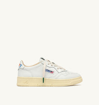 AUTRY BASKETS MEDALIST LOW EN CUIR BLANC