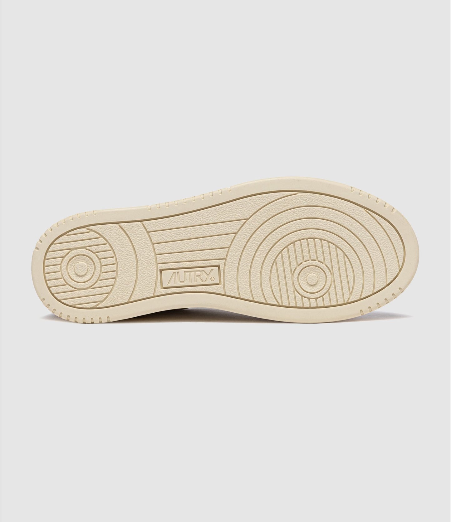 AUTRY BASKETS MEDALIST LOW EN CUIR BLANC ET TOBACCO SOLE