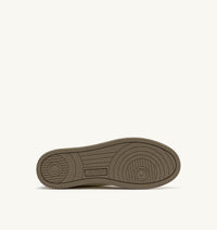 AUTRY BASKETS MEDALIST LOW EN CUIR ET DAIM COVERT GREEN ET LICORICE