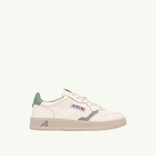 AUTRY BASKETS MEDALIST LOW EN CUIR ET DETAILS PINECONE ET VAPOR