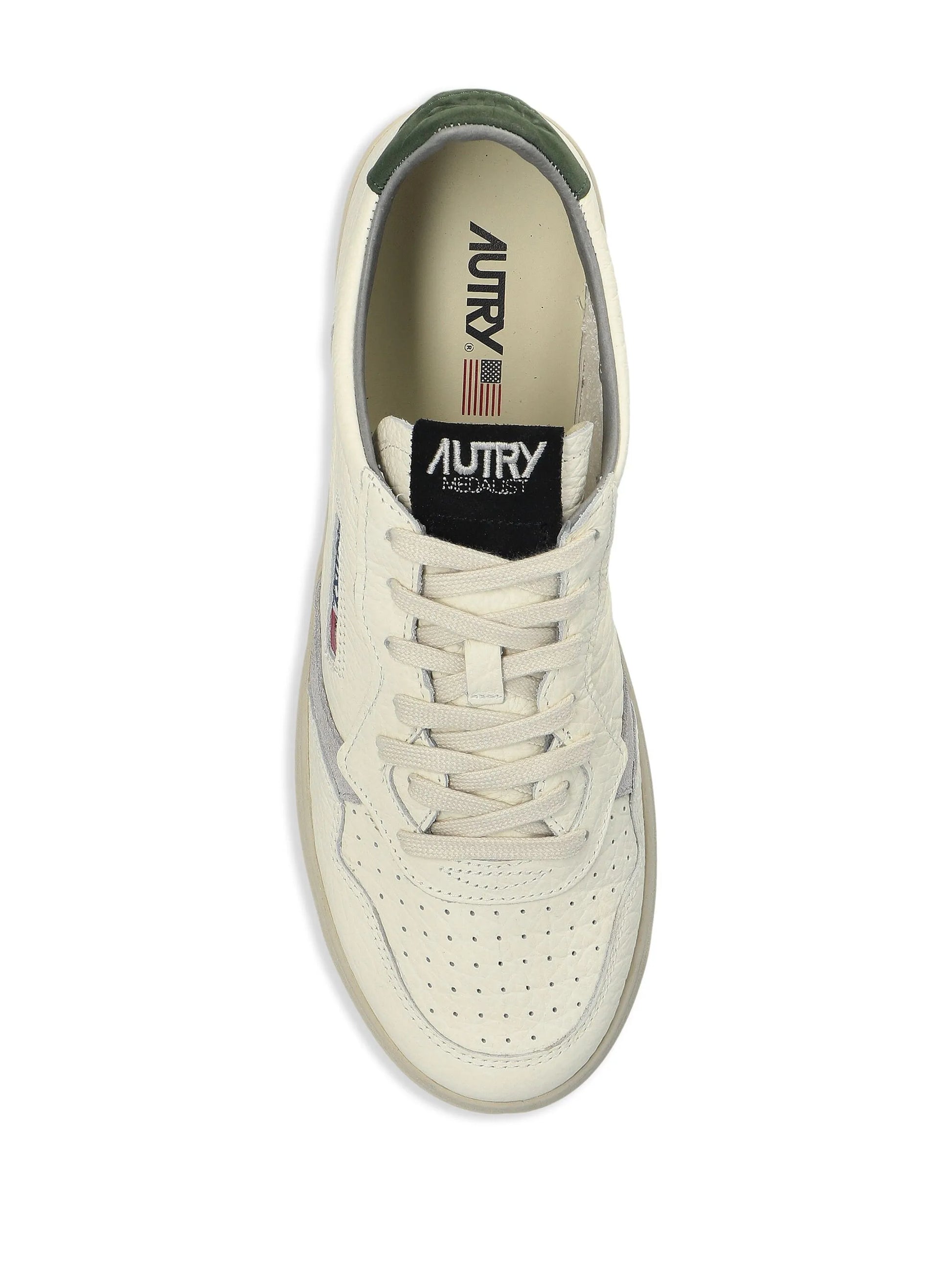 AUTRY BASKETS MEDALIST LOW EN CUIR MOUNTAIN ET LOFT TOP