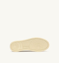 AUTRY BASKETS MEDALIST LOW EN DAIM ET CUIR BLANC ET BRONZE GREEN