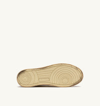 AUTRY BASKETS MEDALIST LOW SUPER VINTAGE EN CUIR BLANC COVERT GREEN ET NOIR
