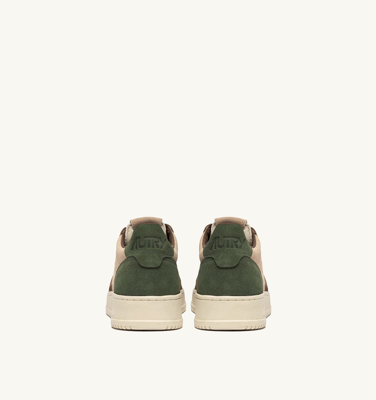 AUTRY BASKETS MEDALIST LOW TRICOLOR EN DAIM LAND ET CAPPERO BACK