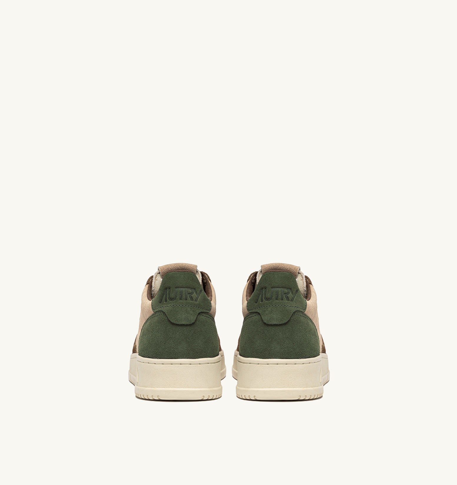 AUTRY BASKETS MEDALIST LOW TRICOLOR EN DAIM LAND ET CAPPERO BACK