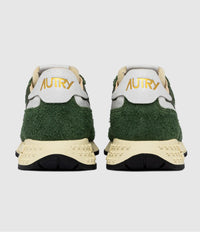 AUTRY BASKETS REELWIND DAIM NYLON VERT MILITAIRE