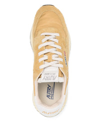 AUTRY BASKETS REELWIND LOW EN NYLON ET DAIM LEAF ET NUT TOP