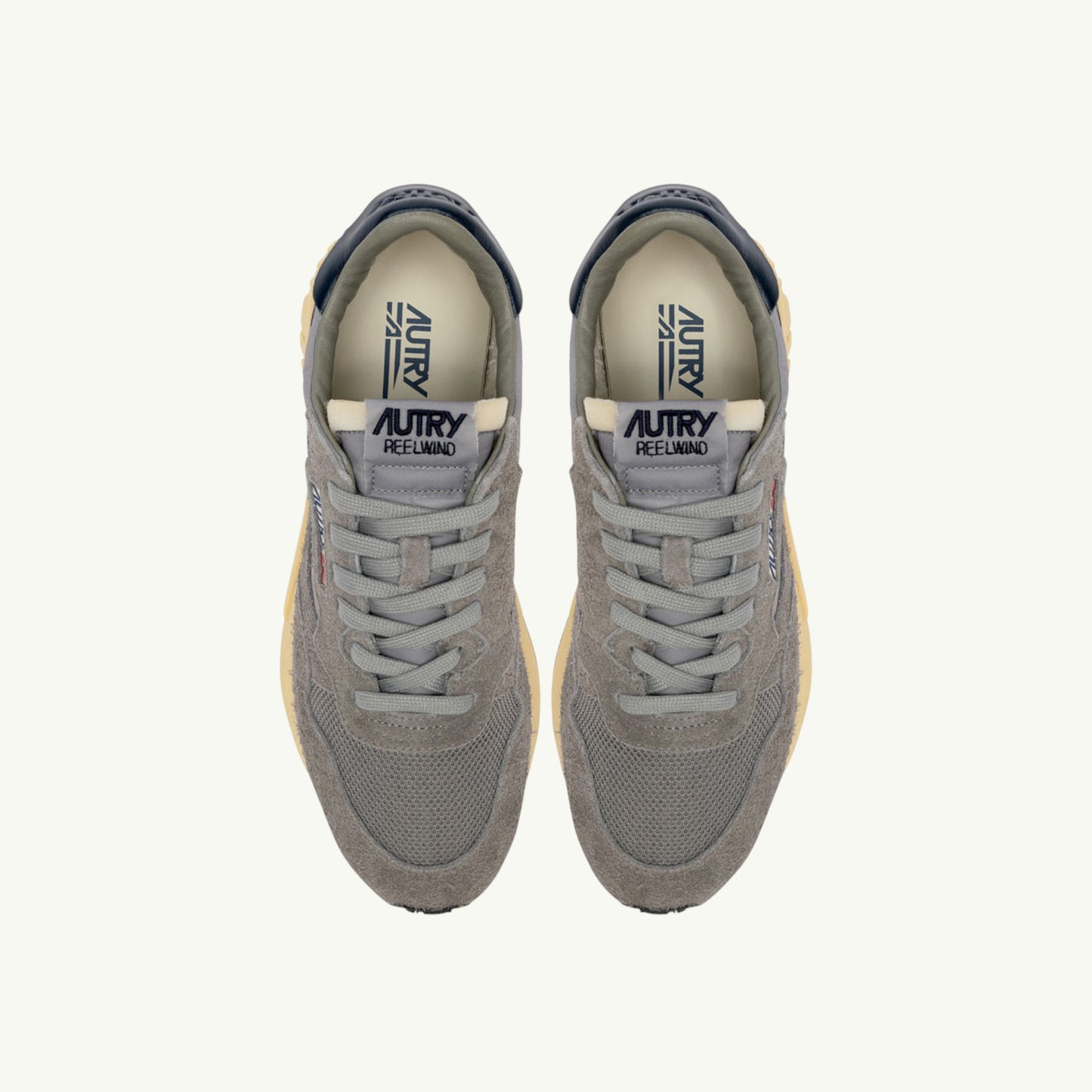 AUTRY BASKETS REELWIND LOW EN NYLON ET DAIM NET PLUMB ET BLUE