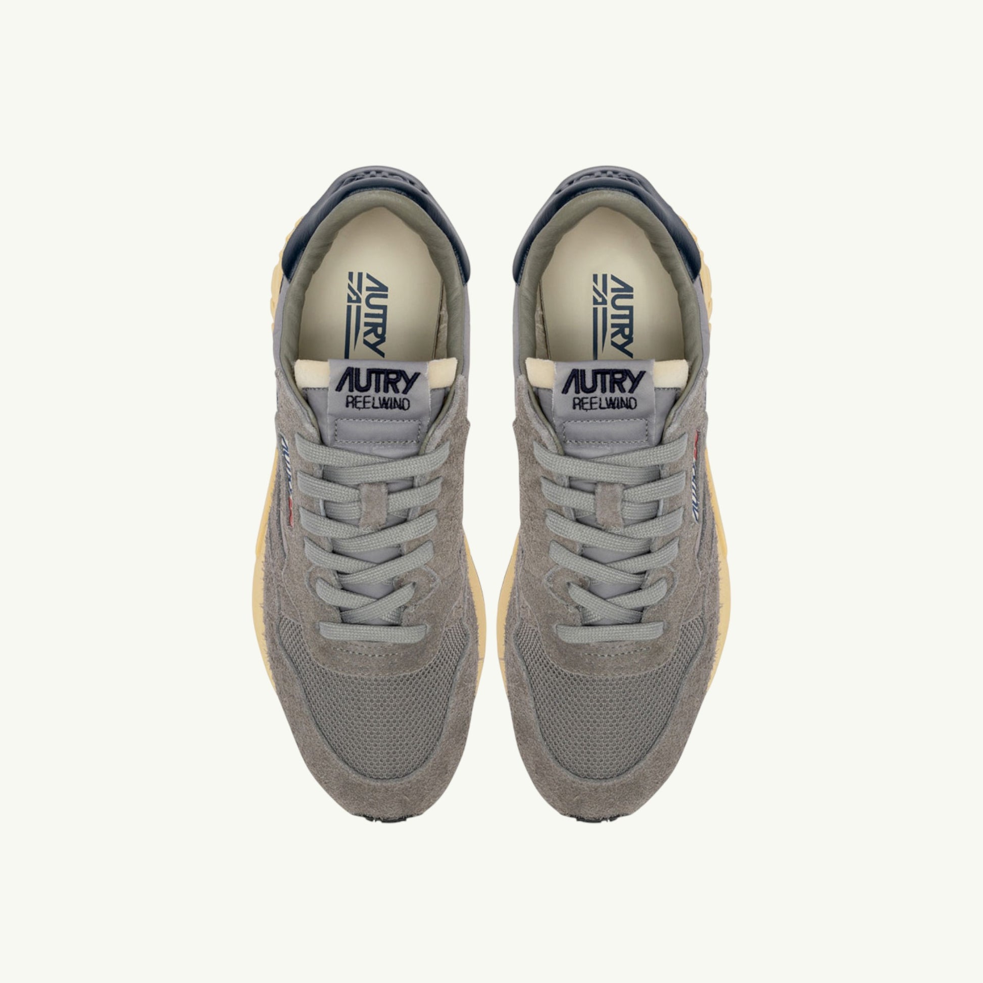 AUTRY BASKETS REELWIND LOW EN NYLON ET DAIM NET PLUMB ET BLUE