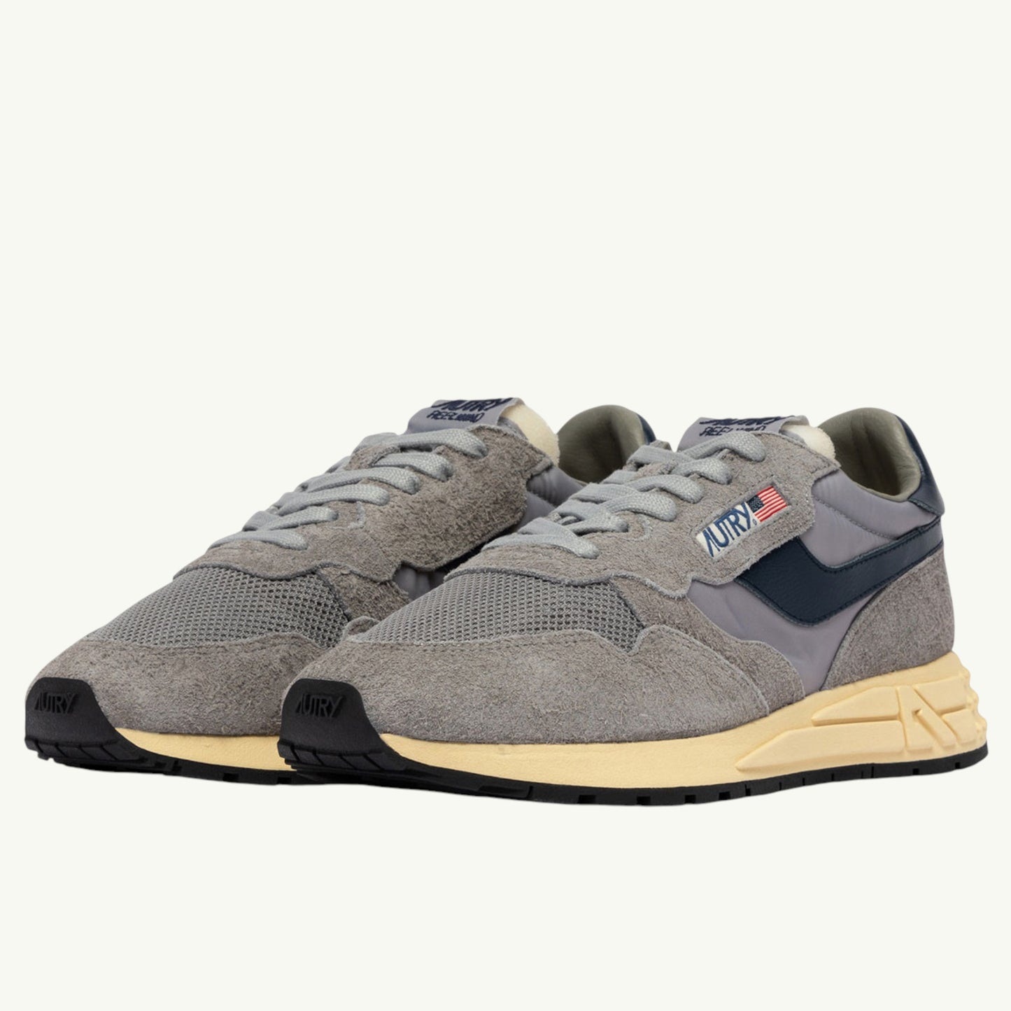 AUTRY BASKETS REELWIND LOW EN NYLON ET DAIM NET PLUMB ET BLUE