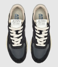 AUTRY BASKETS REELWIND LOW EN NYLON ET DAIM NOIR TOP