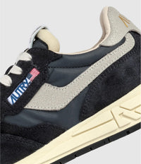 AUTRY BASKETS REELWIND LOW EN NYLON ET DAIM NOIR ZOOM