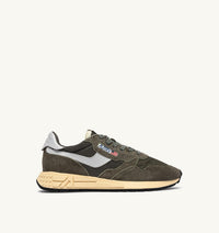 AUTRY BASKETS REELWIND LOW EN NYLON ET DAIM OLIVE NIGHT ET HARBOR MIST