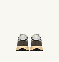 AUTRY BASKETS REELWIND LOW EN NYLON ET DAIM OLIVE NIGHT ET HARBOR MIST