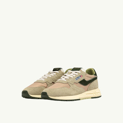 AUTRY BASKETS REELWIND LOW EN NYLON ET DAIM SPONGE ET VERT