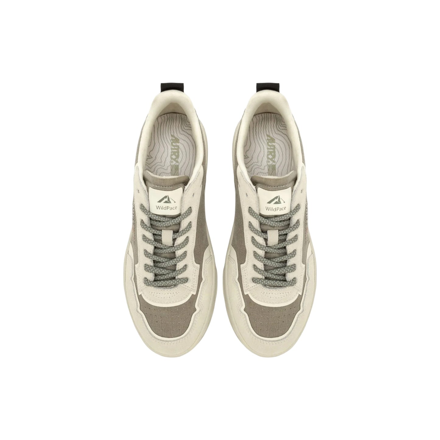 AUTRY BASKETS WILDPACE LOW EN CORDURA ET DAIM ELMOND ET BLANC