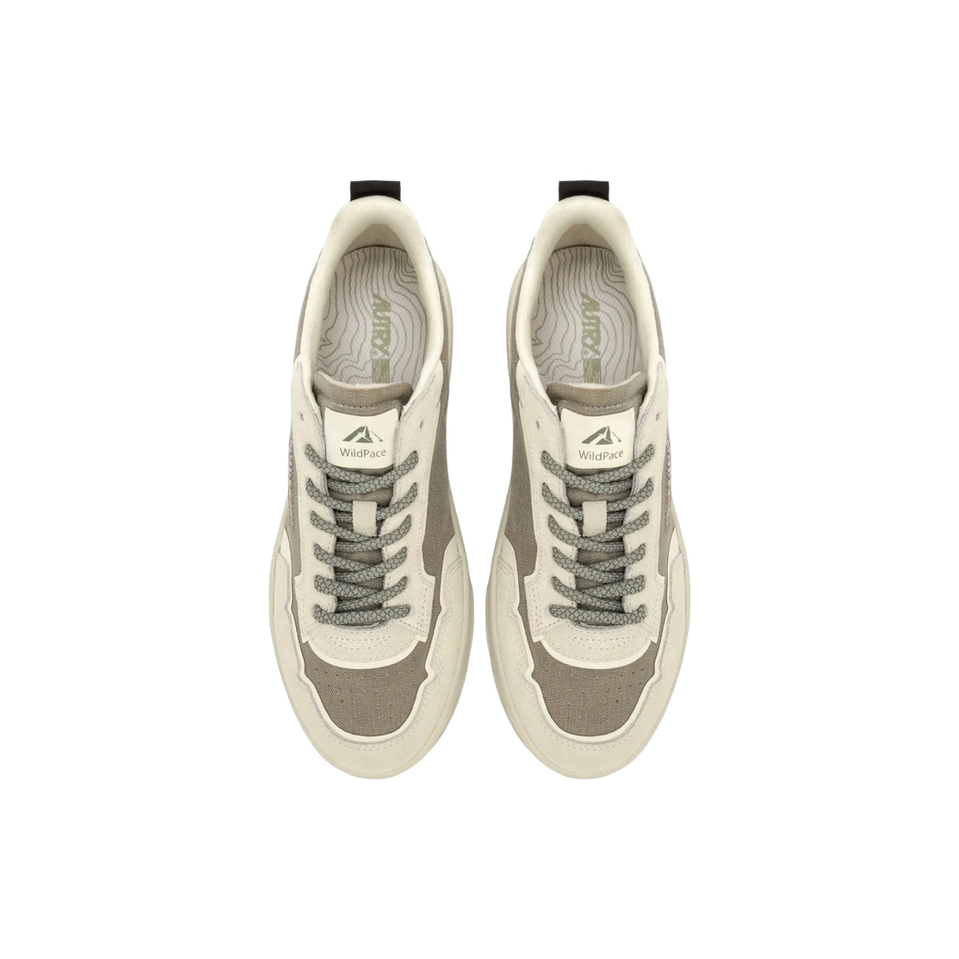 AUTRY BASKETS WILDPACE LOW EN CORDURA ET DAIM ELMOND ET BLANC