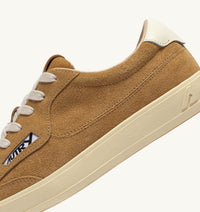 AUTRY BASKETS WINDSCAPE LOW EN DAIM CUIVRE ET MARSHMALLOW