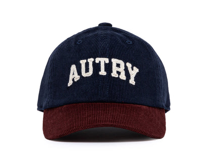 AUTRY CASQUETTE BASEBALL CAP BORDEAUX BLEU