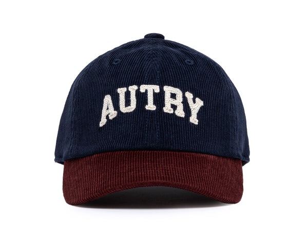 AUTRY CASQUETTE BASEBALL CAP BORDEAUX BLEU — Autry