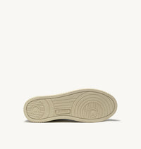 AUTRY MEDALIST LOW EN CUIR BLANC ET DAIM BEIGE