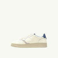 AUTRY MEDALIST LOW EN CUIR ET DETAILS PINECONE BLUE ET PERIS