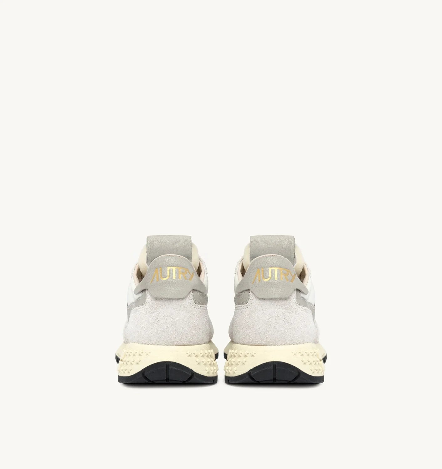 AUTRY REELWIND LOW EN NYLON ET DAIM BLANC