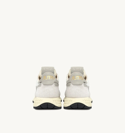 AUTRY REELWIND LOW EN NYLON ET DAIM BLANC