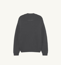 AUTRY SWEAT-SHIRT EN MAILLE UNISEX GRIS MELANGE FONCE